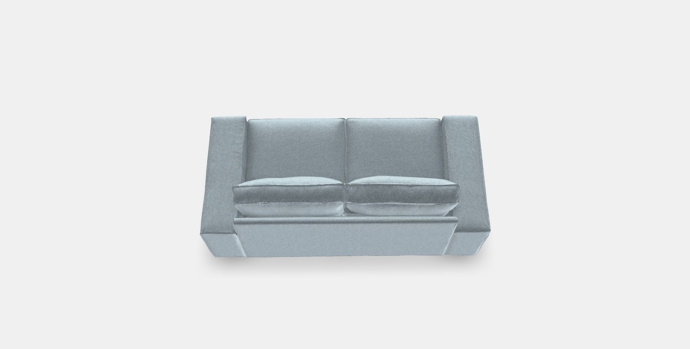 KIVIK Cover two-seat sofa Low-poly 3D model_3