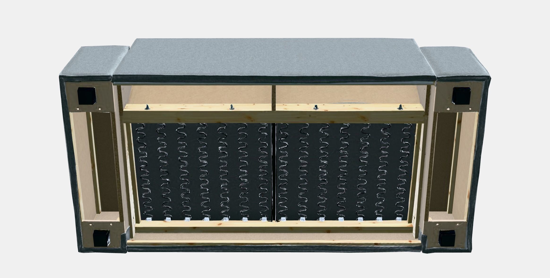 KIVIK Cover two-seat sofa Low-poly 3D model_15