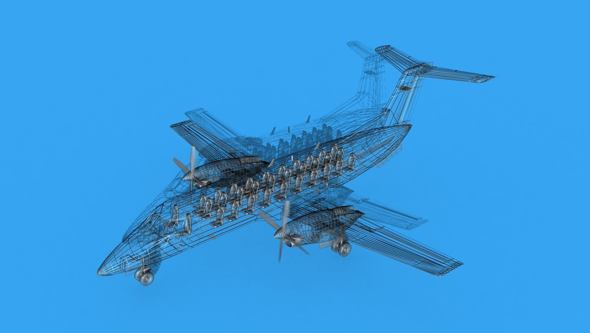 Embraer EMB120 Corporate 2 3D model_14