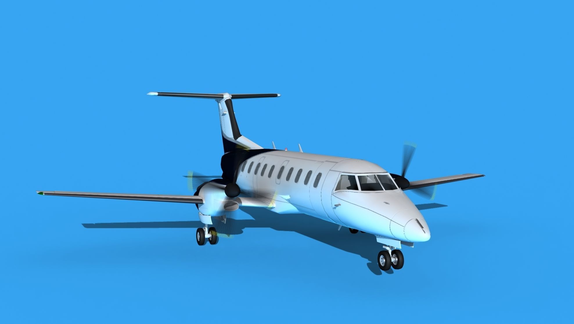 Embraer EMB120 Corporate 2 3D model_2