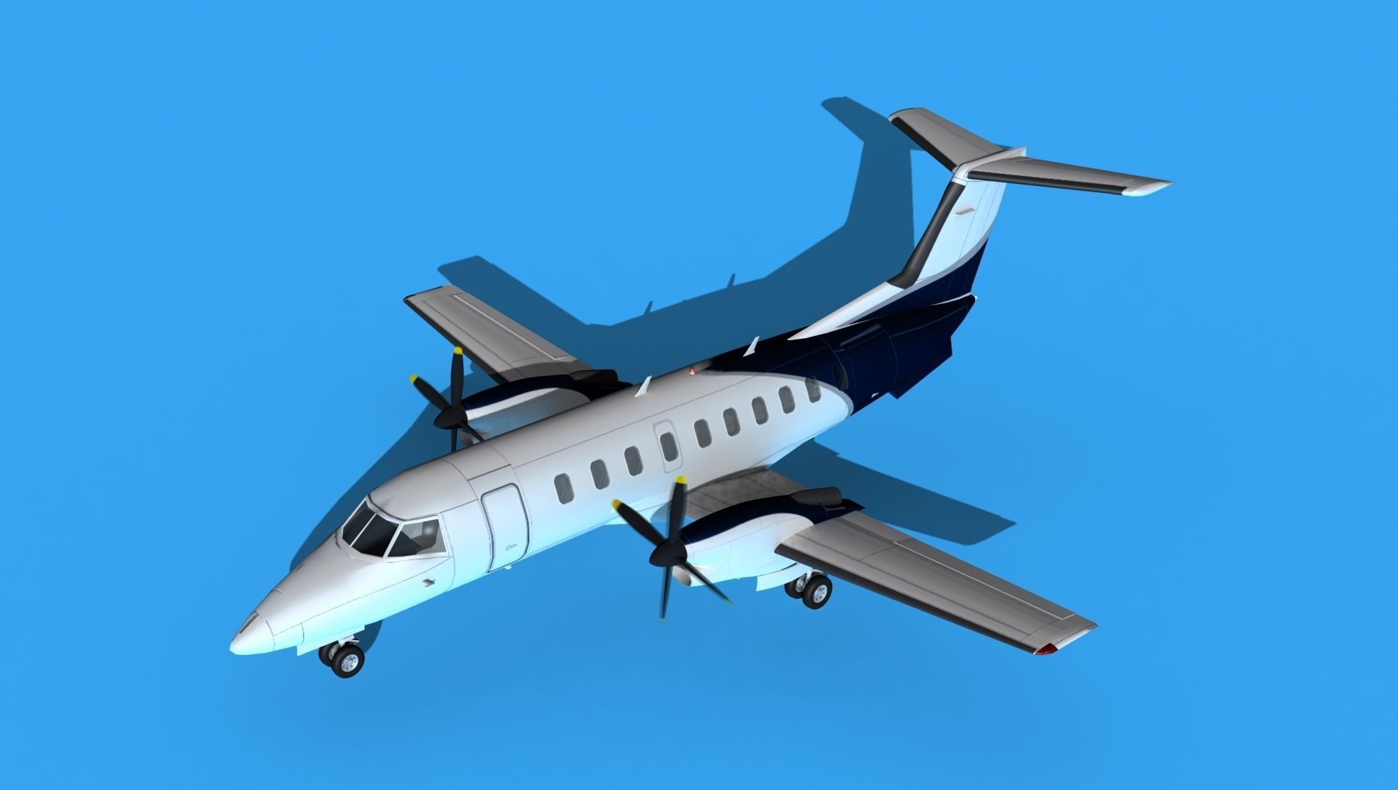 Embraer EMB120 Corporate 2 3D model_10