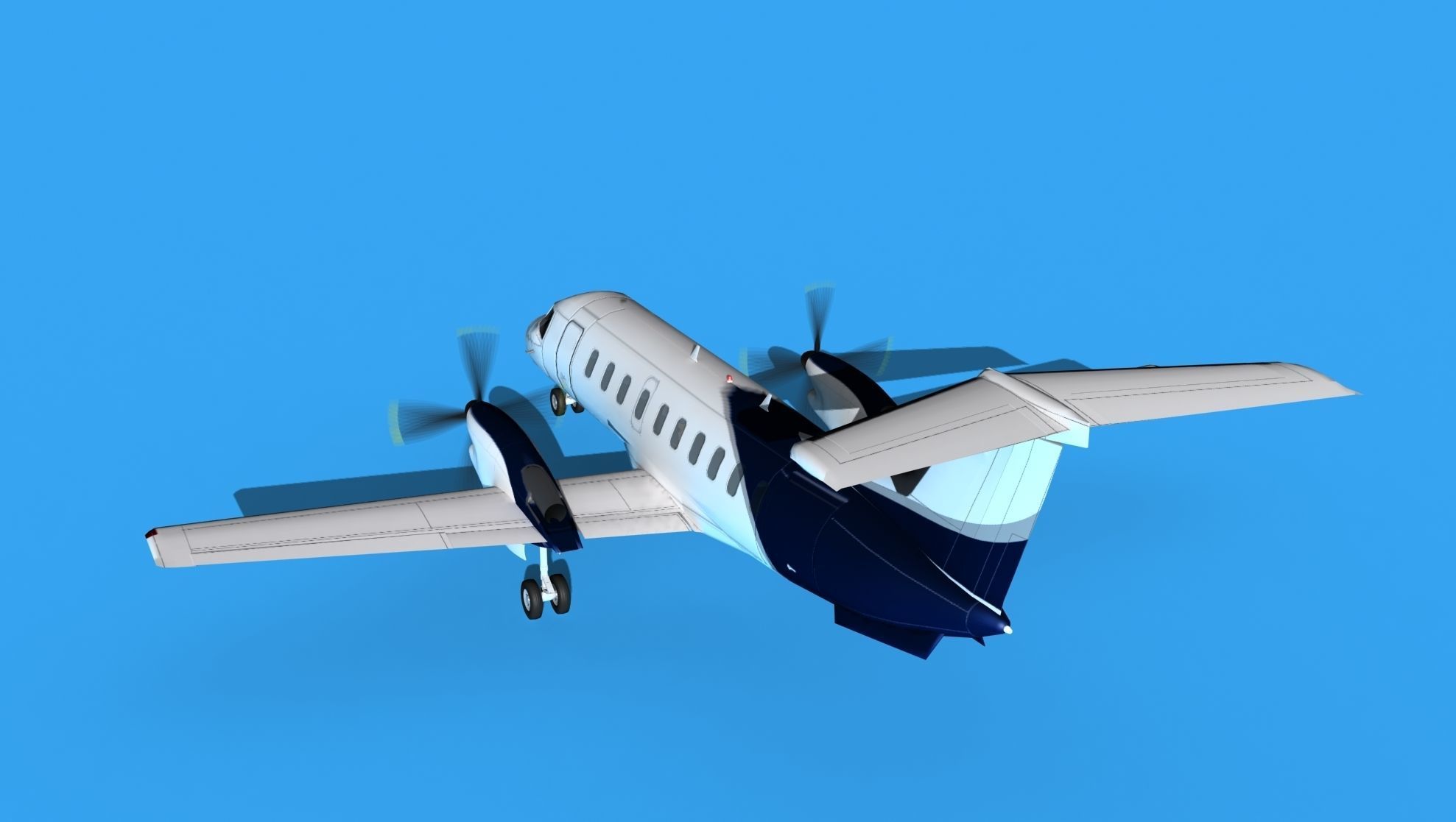Embraer EMB120 Corporate 2 3D model_7