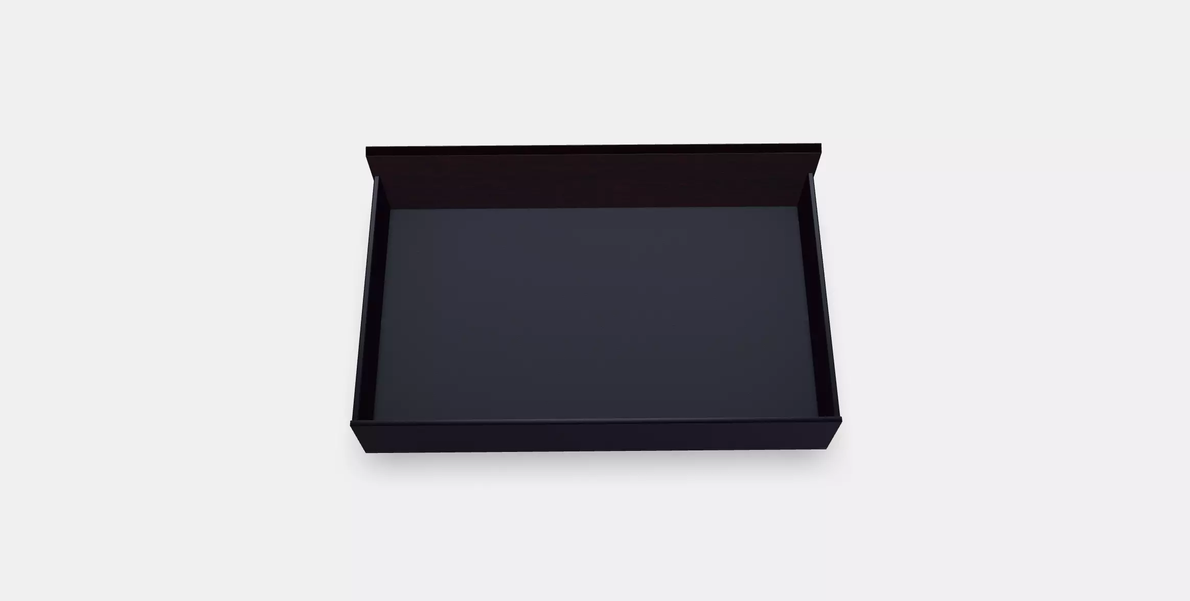 MALM Bed storage box for high bed frame 3 Low-poly 3D model_0