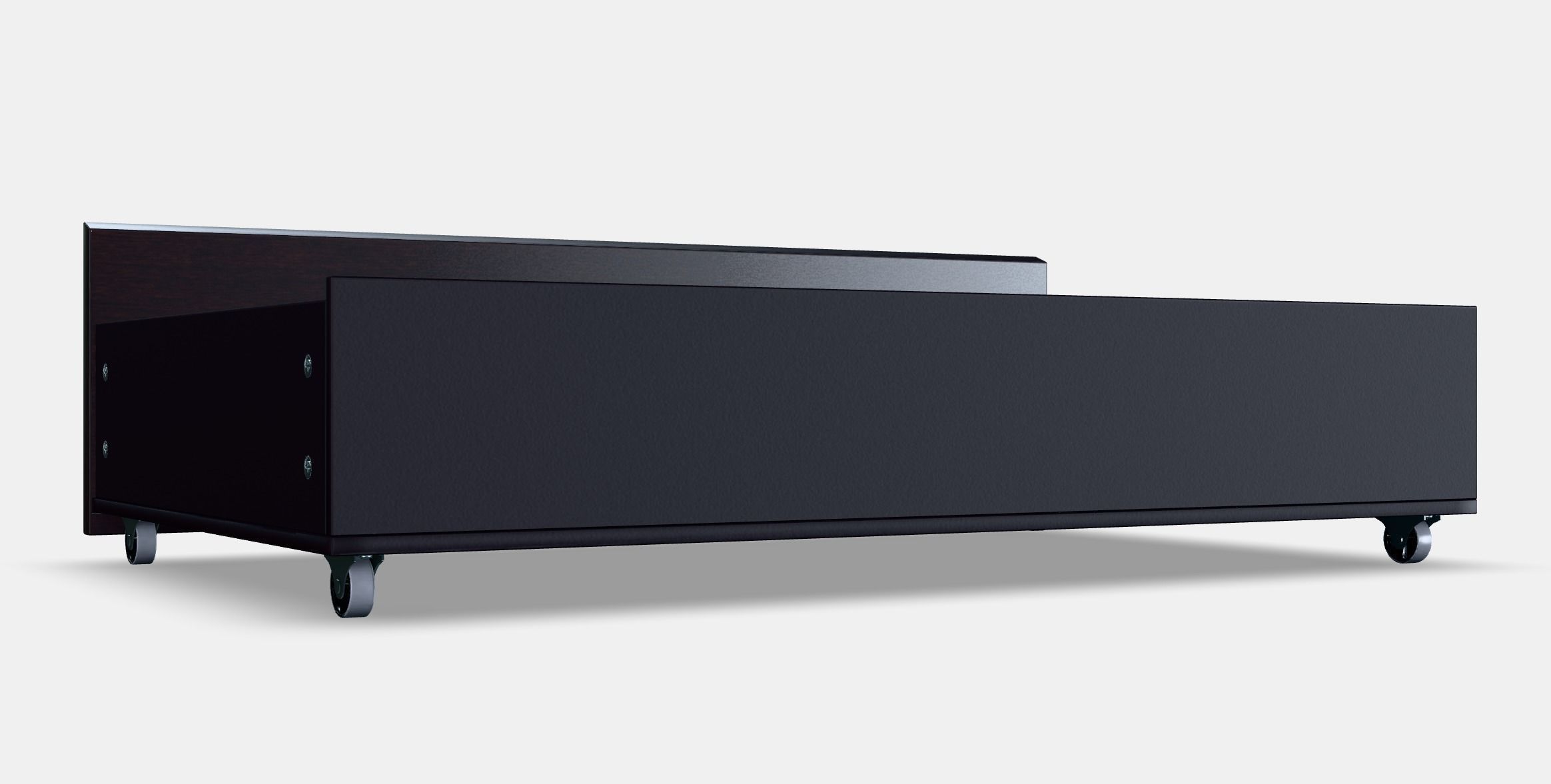 MALM Bed storage box for high bed frame 3 Low-poly 3D model_2