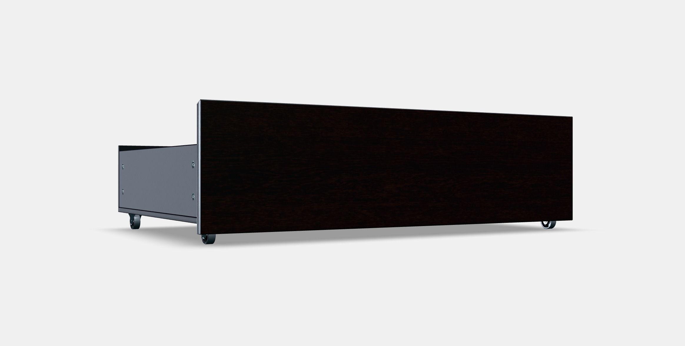 MALM Bed storage box for high bed frame 3 Low-poly 3D model_9