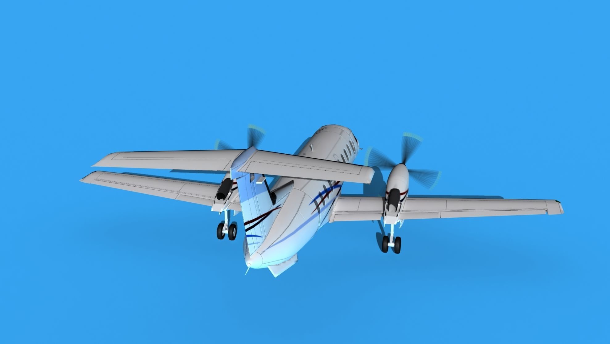 Embraer EMB120 Corporate 4 3D model_6