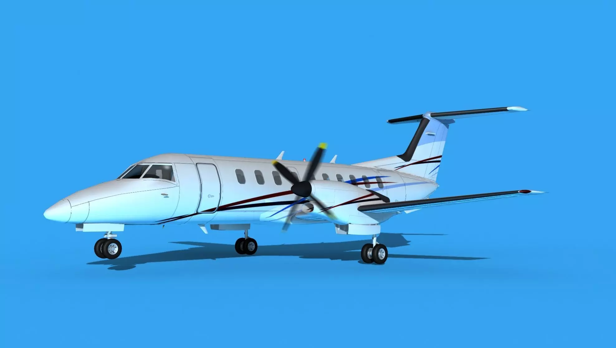 Embraer EMB120 Corporate 4 3D model_0