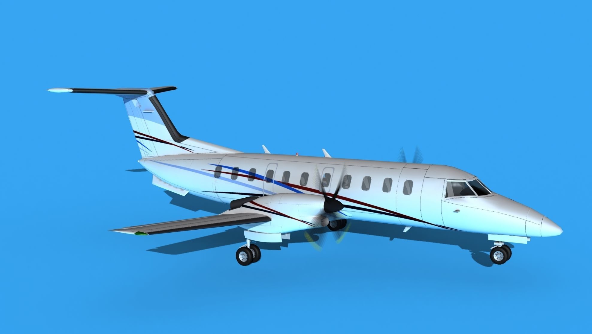 Embraer EMB120 Corporate 4 3D model_3