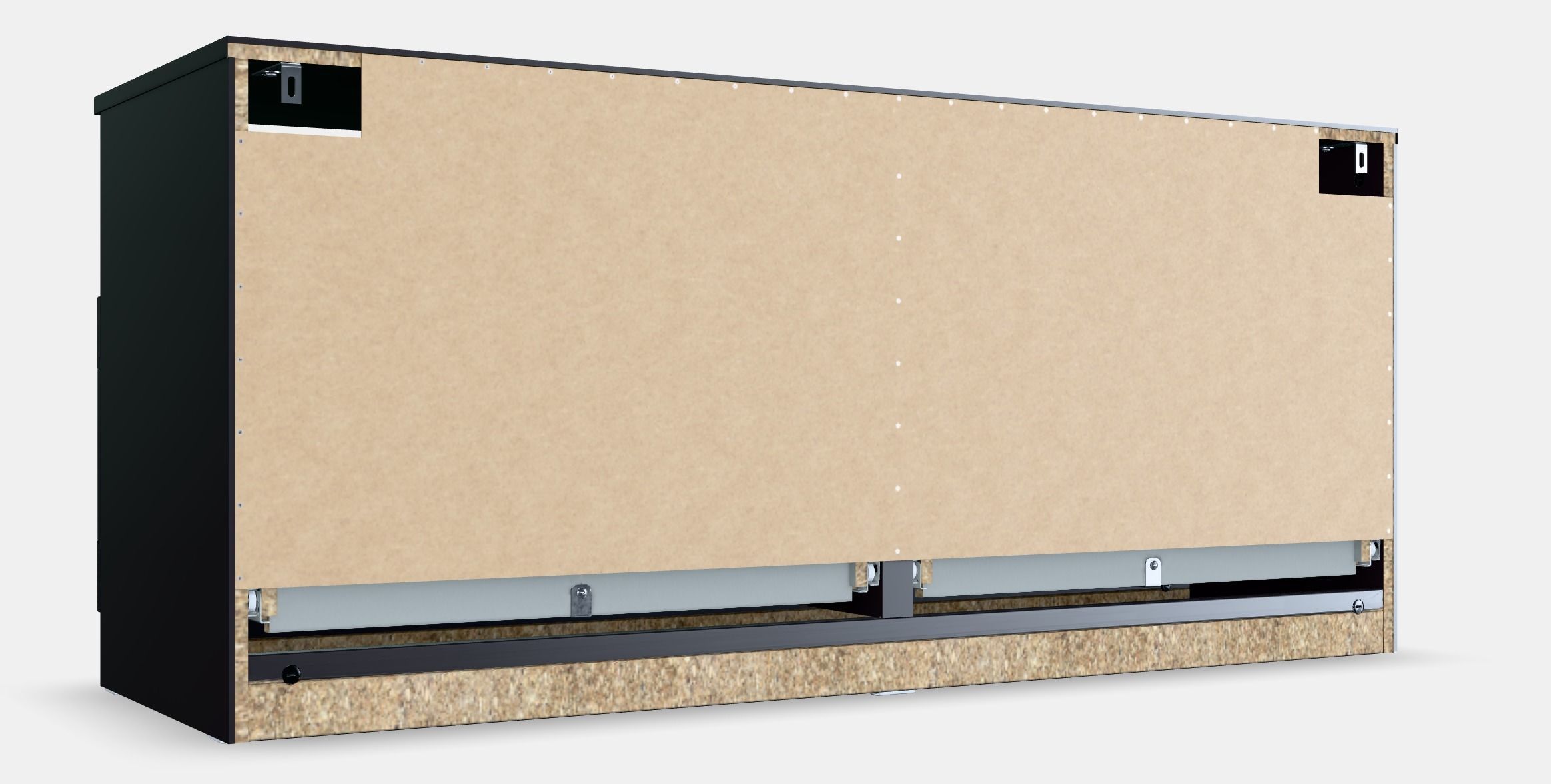 BRIMNES TV bench 1 Low-poly 3D model_6