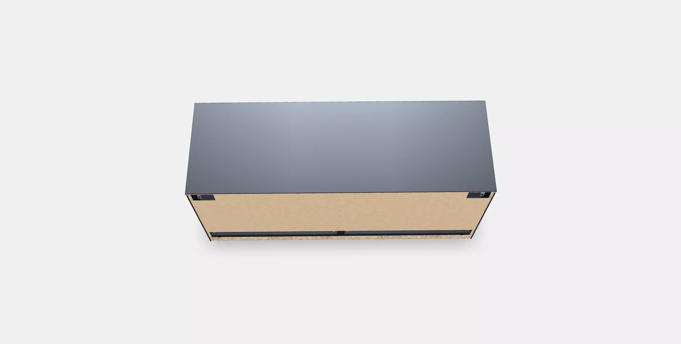 BRIMNES TV bench 1 Low-poly 3D model_0