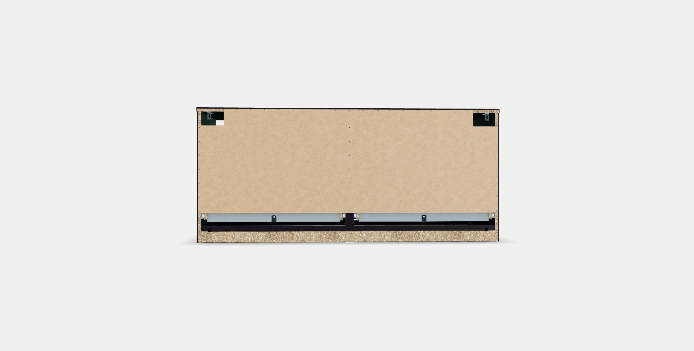 BRIMNES TV bench 1 Low-poly 3D model_14