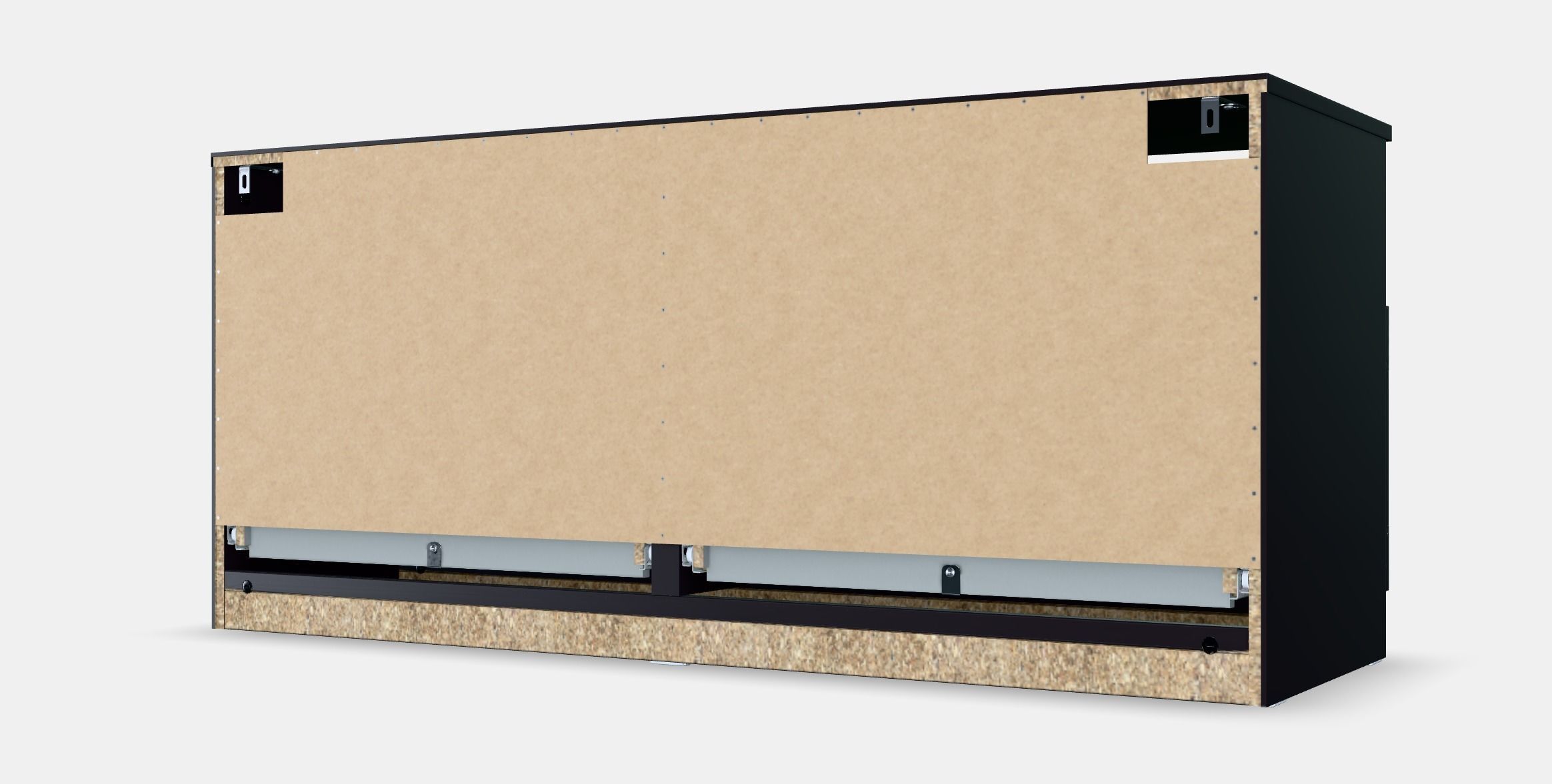 BRIMNES TV bench 1 Low-poly 3D model_11