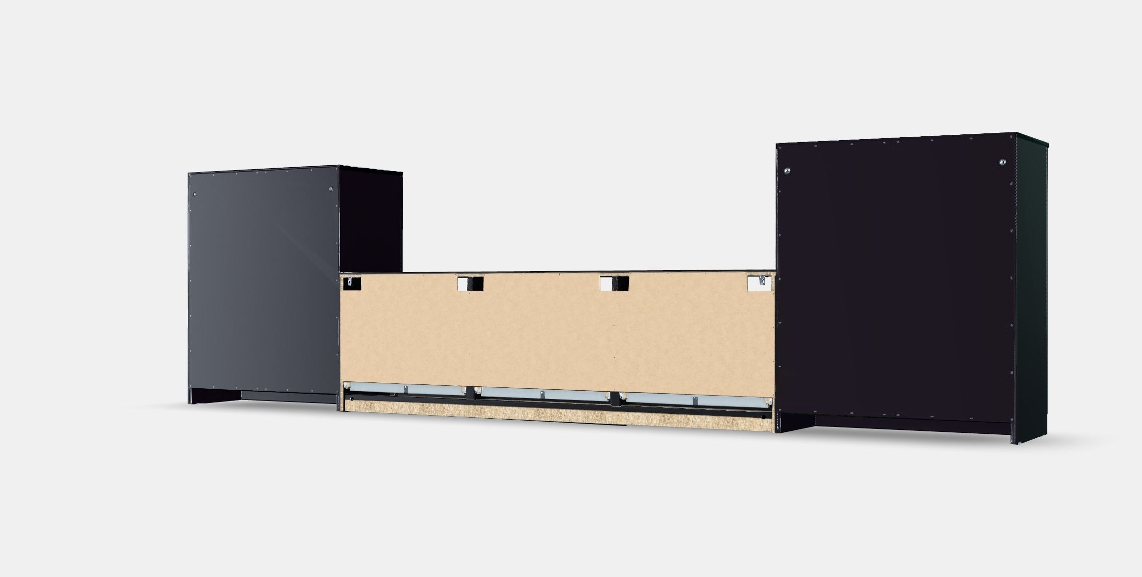 BRIMNES TV storage combination 1 Low-poly 3D model_5