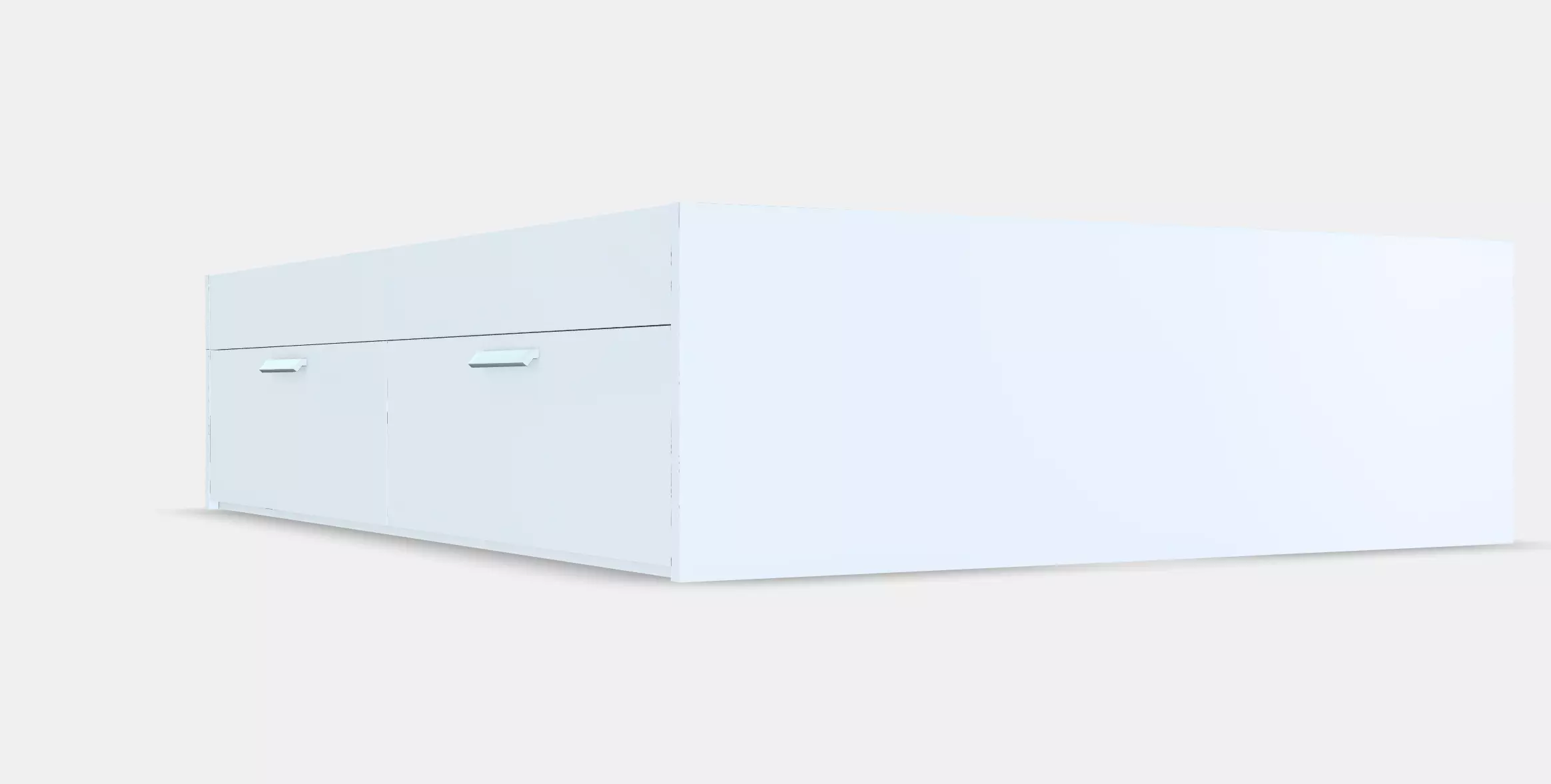 BRIMNES Bed frame with storage 2 Low-poly 3D model
