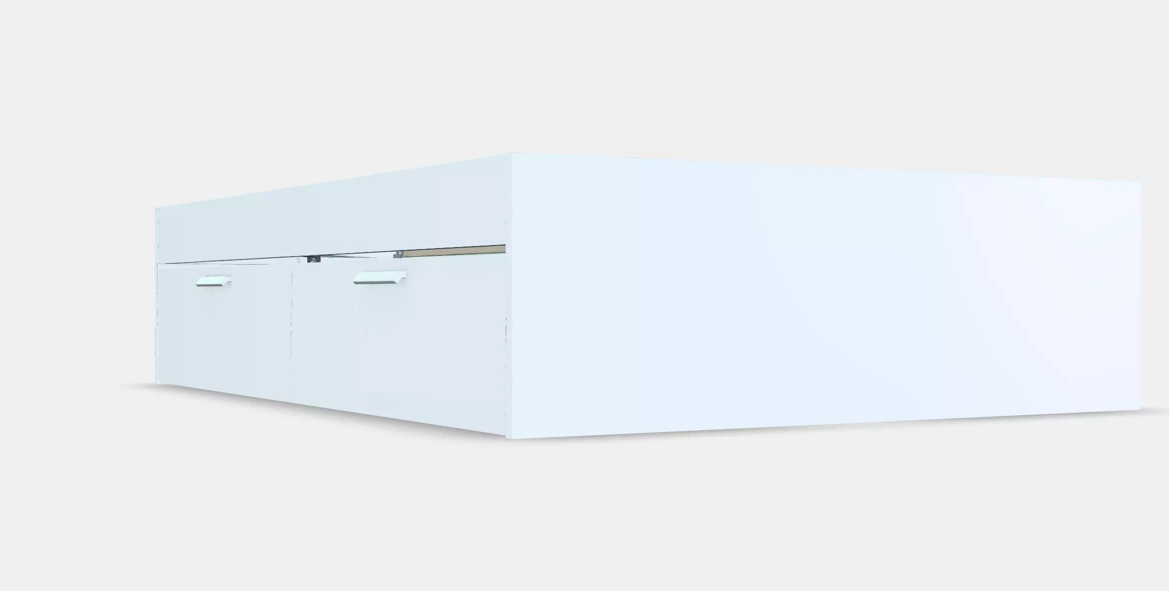 BRIMNES Bed frame with storage 3 Low-poly 3D model
