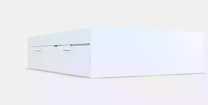 BRIMNES Bed frame with storage 3