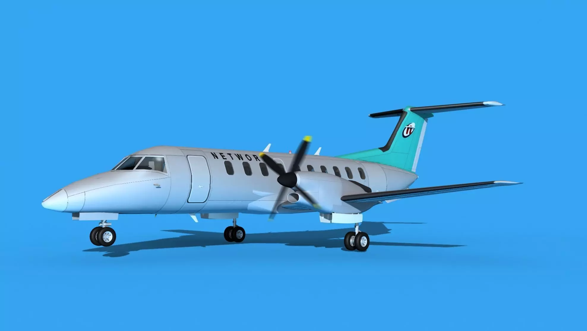 Embraer EMB120 Network 3D model_0