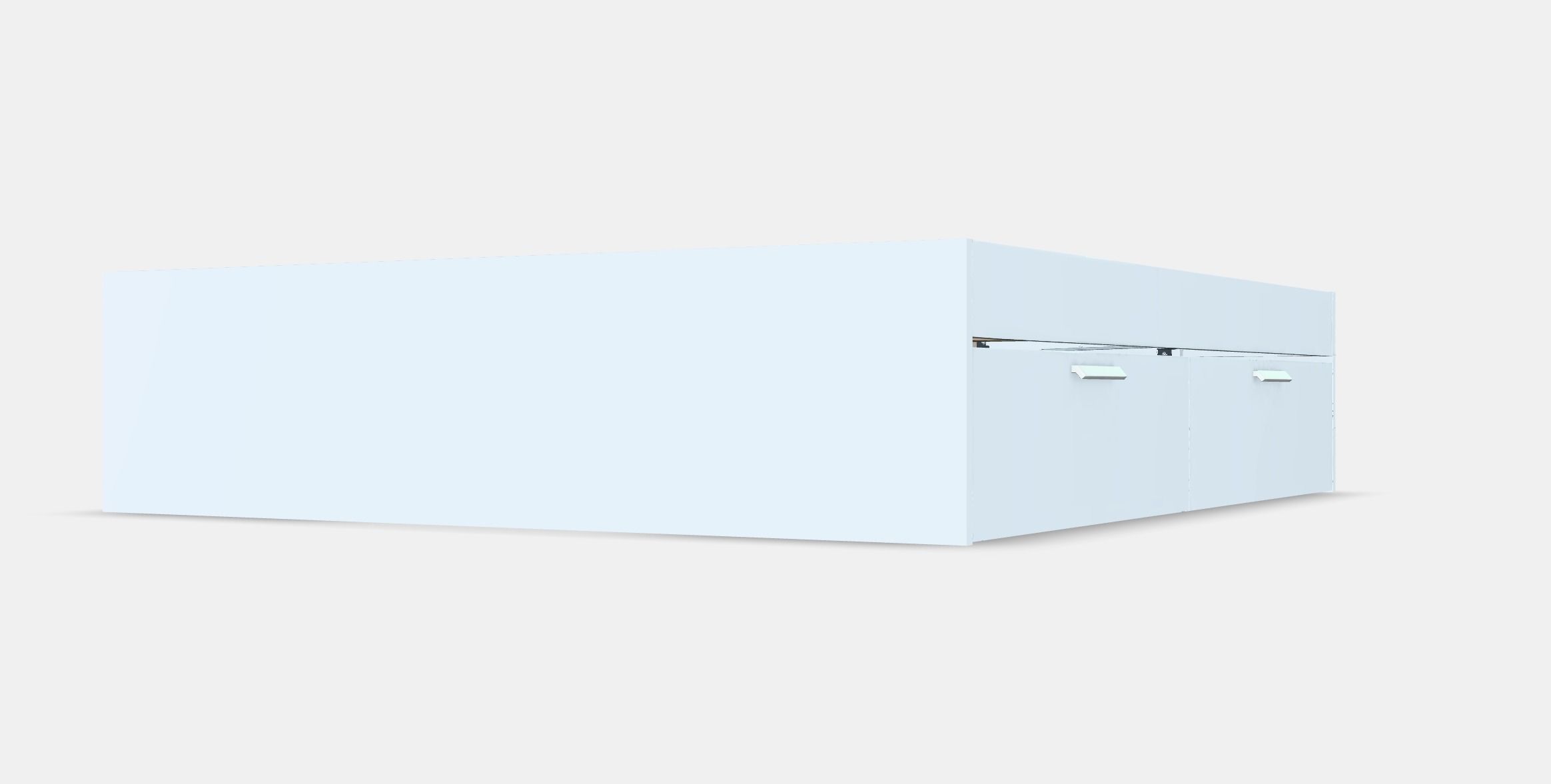 BRIMNES Bed frame with storage 4 Low-poly 3D model_5