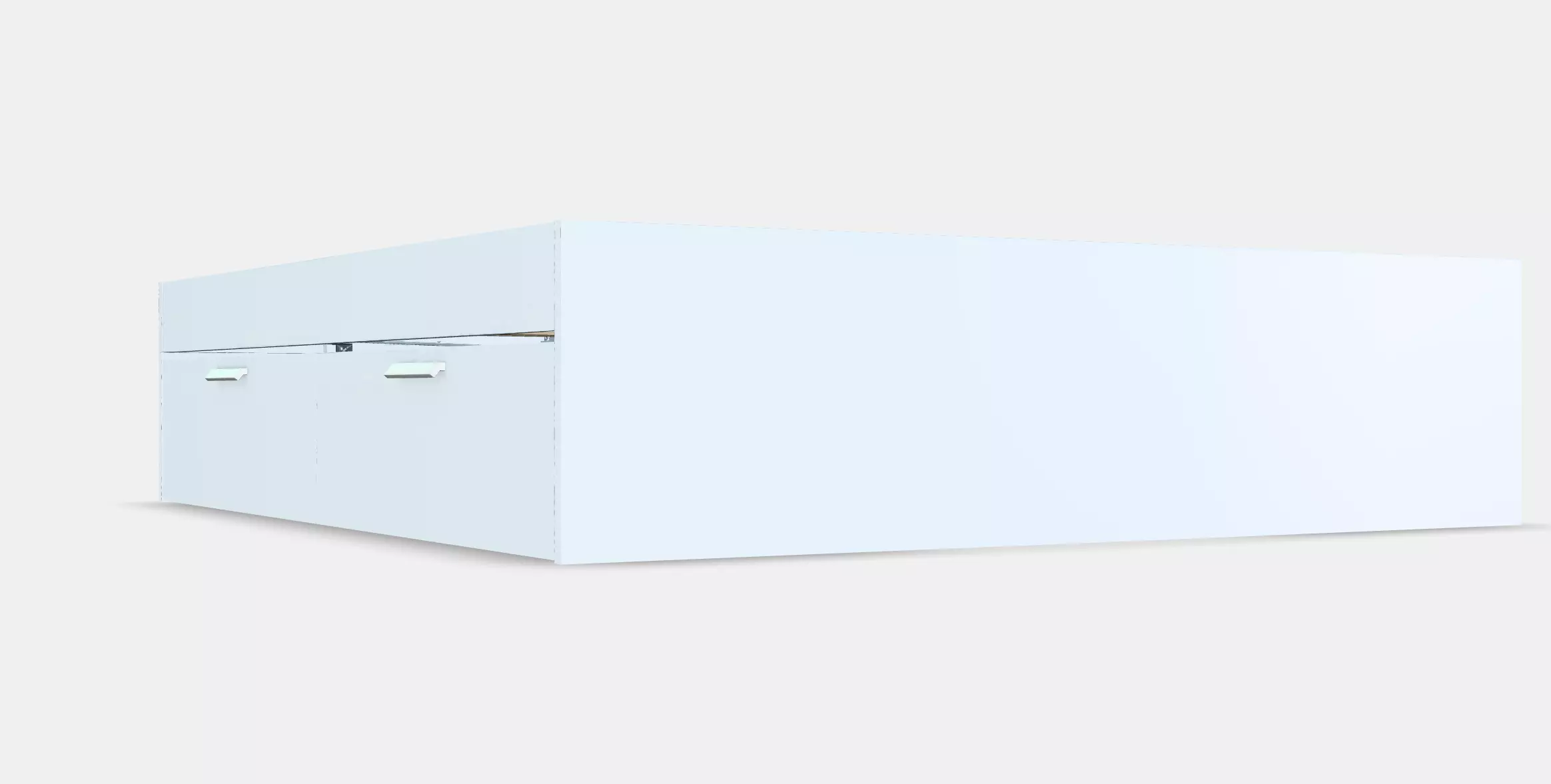 BRIMNES Bed frame with storage 4 Low-poly 3D model_0