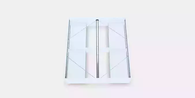 BRIMNES Bed frame with storage 5 Low-poly 3D model