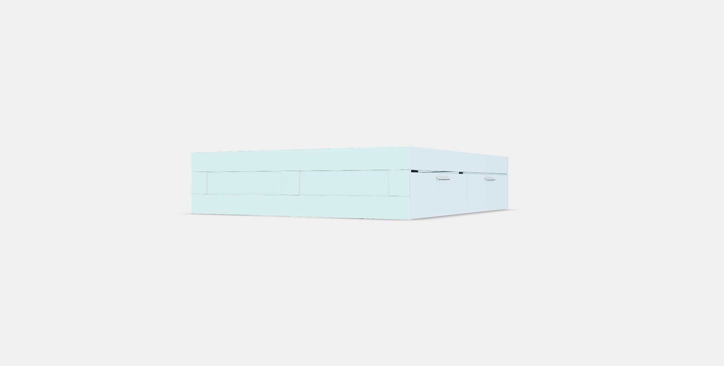 BRIMNES Bed frame with storage 5 Low-poly 3D model_12