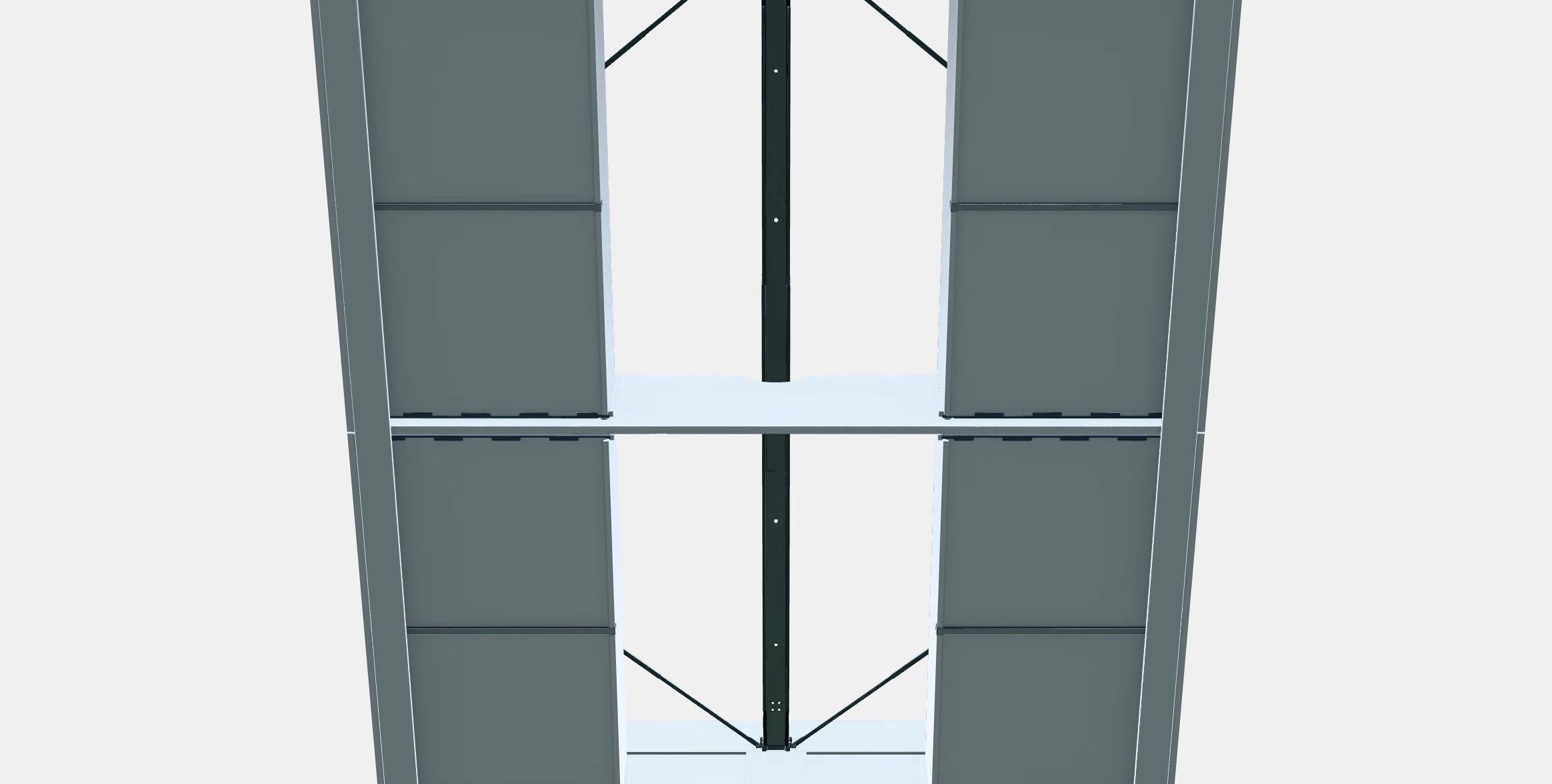 BRIMNES Bed frame with storage 5 Low-poly 3D model_8