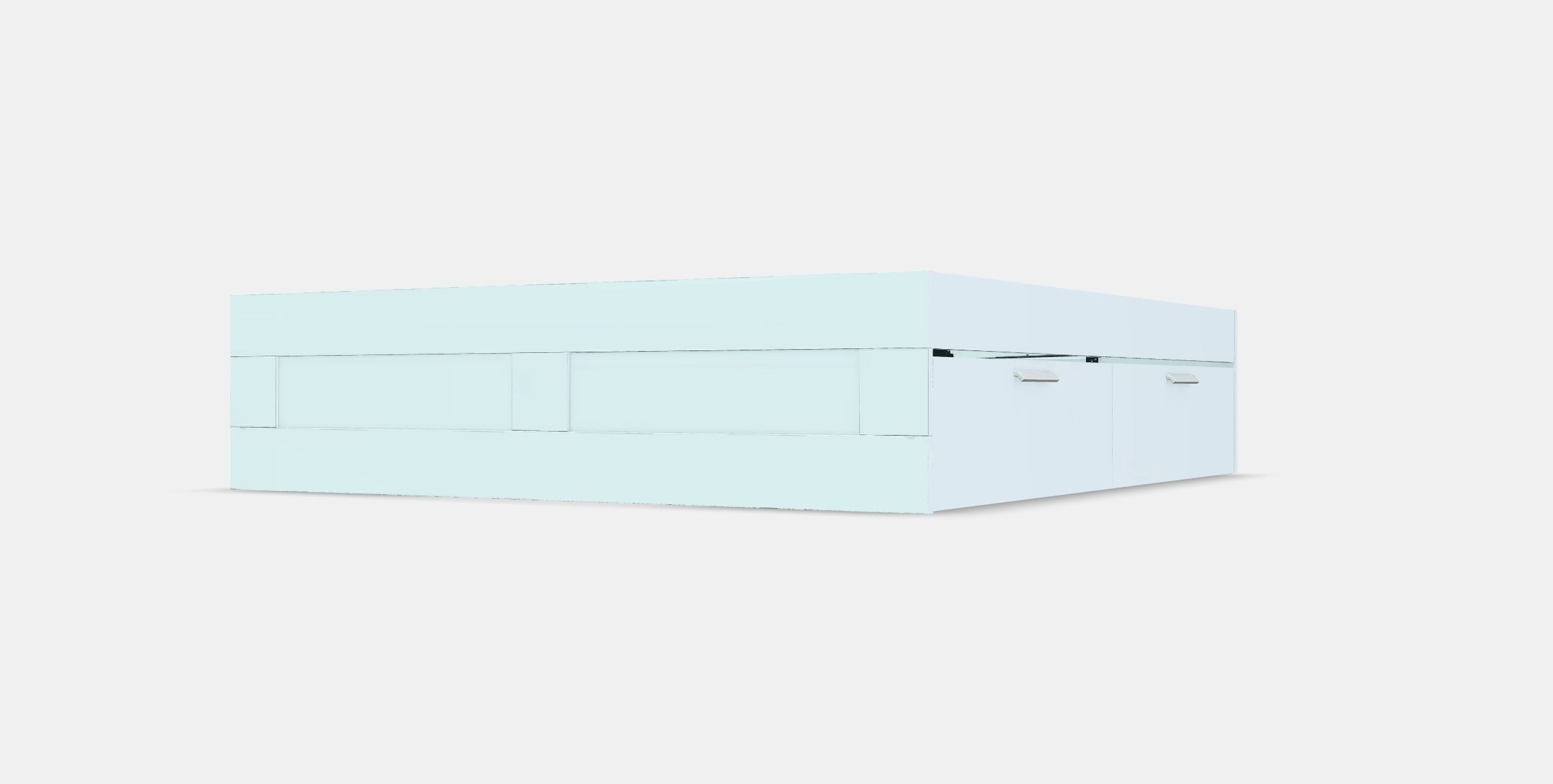 BRIMNES Bed frame with storage 5 Low-poly 3D model_13