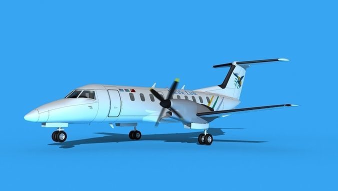 Embraer EMB120 Pacific Link 3D model