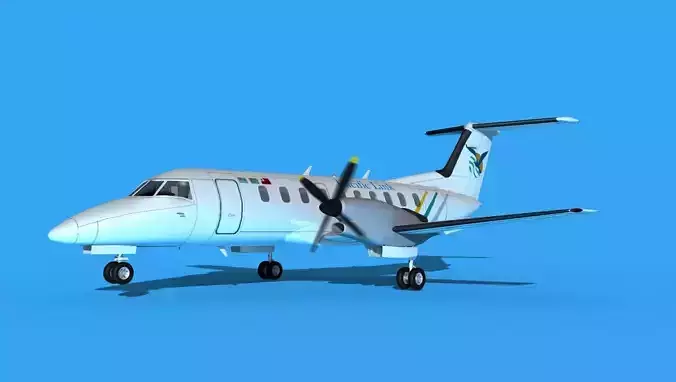 Embraer EMB120 Pacific Link 3D model
