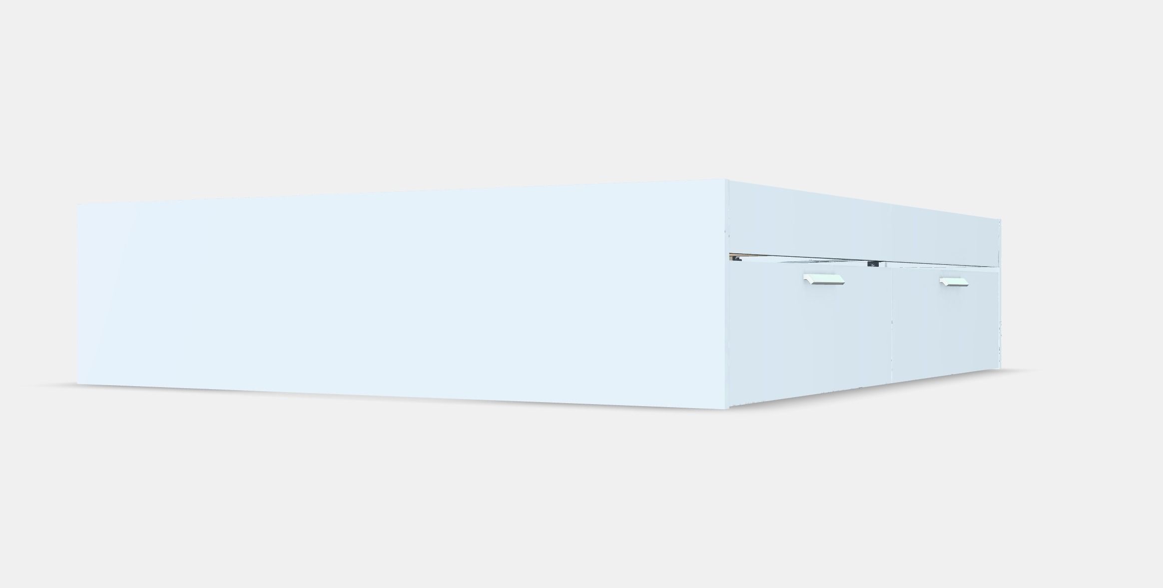 BRIMNES Bed frame with storage 6 2 Low-poly 3D model_4