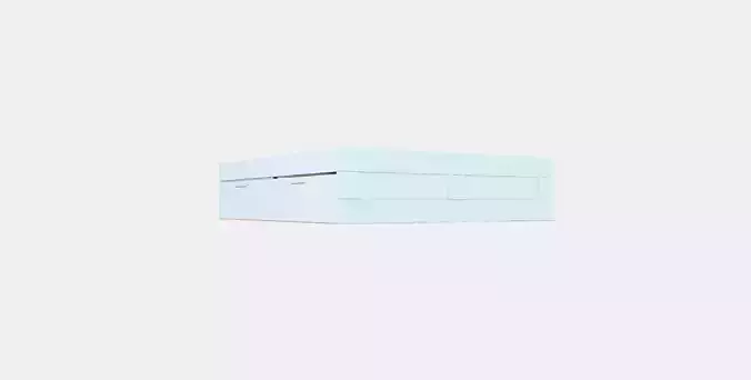 BRIMNES Bed frame with storage 6 2 Low-poly 3D model