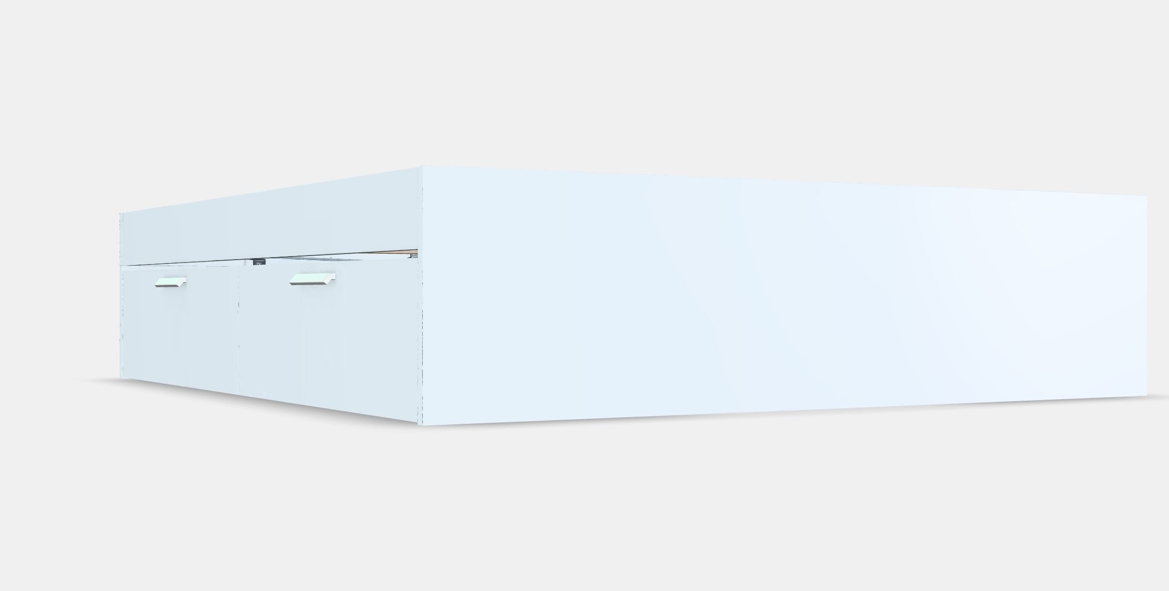 BRIMNES Bed frame with storage 6 2 Low-poly 3D model_2