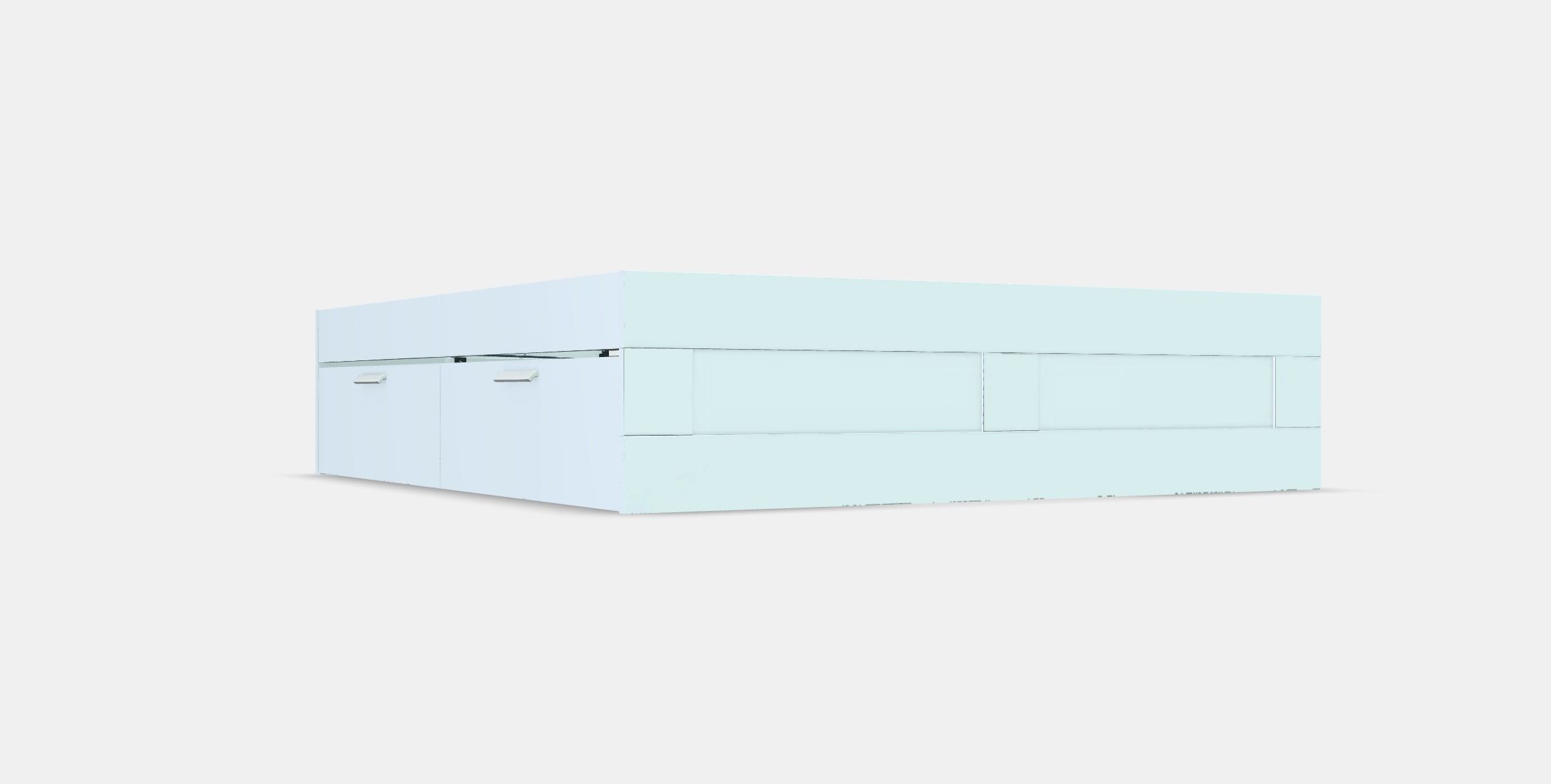 BRIMNES Bed frame with storage 6 2 Low-poly 3D model_6