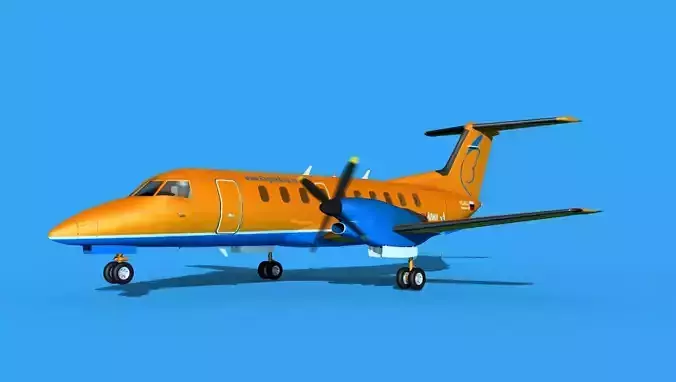 Embraer EMB120 RegionAvia RU 3D model