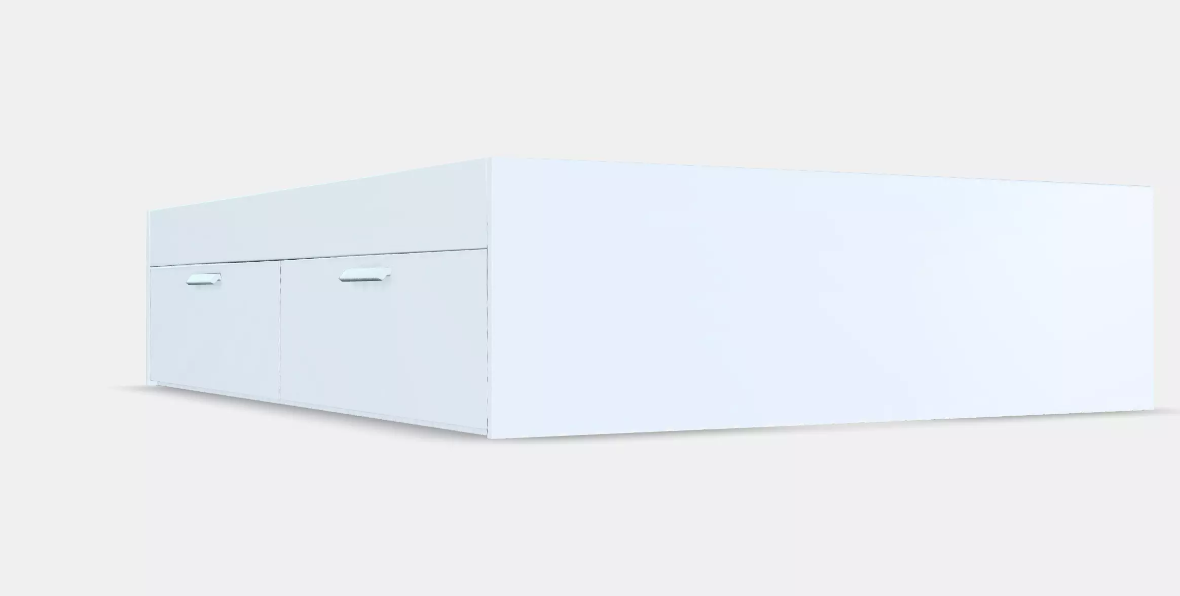 BRIMNES Bed frame with storage 6 1 Low-poly 3D model