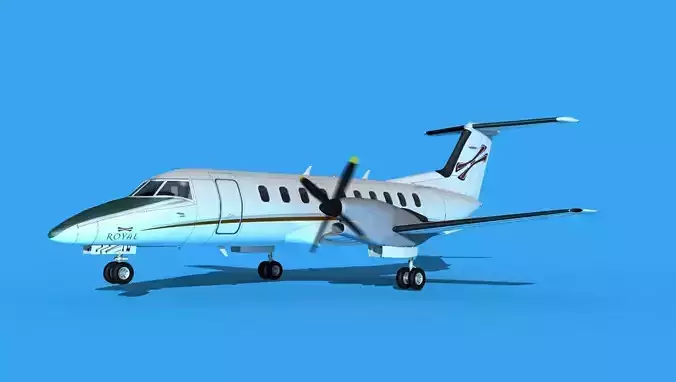 Embraer EMB120 Royal Air Charters 3D model