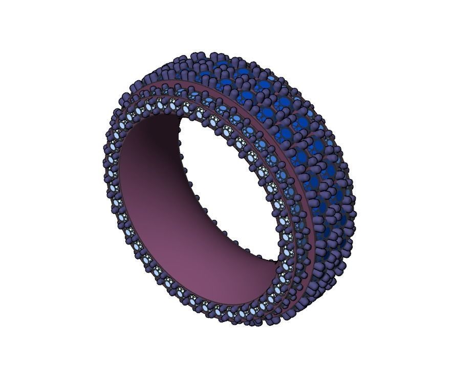 Mens Ring  3D print model_4