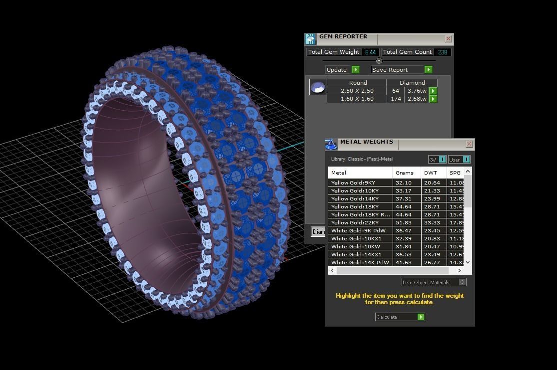 Mens Ring  3D print model_3