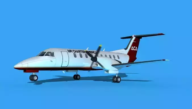 Embraer EMB120 US Air Express 3D model