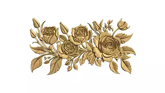  decor set Roses wall mural 50 
