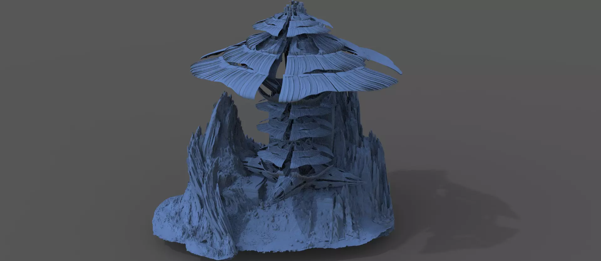 Mushroom kingdom cliff 1  3D model_0