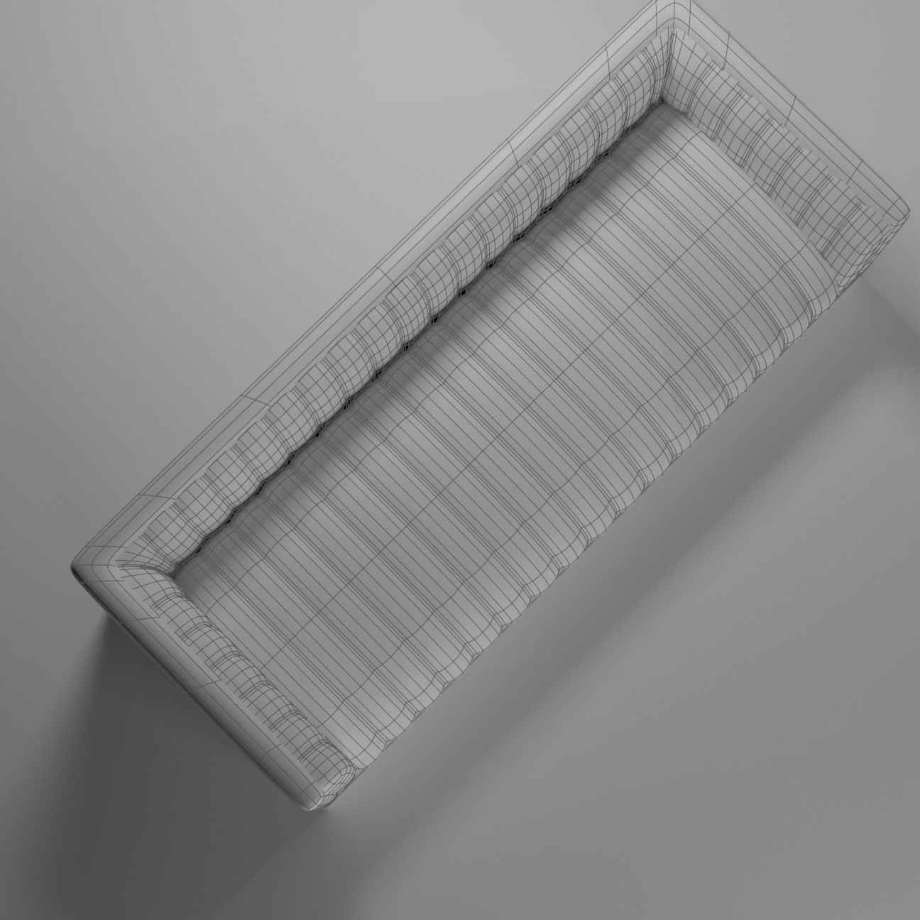 Tufted Sofa 3D model_4