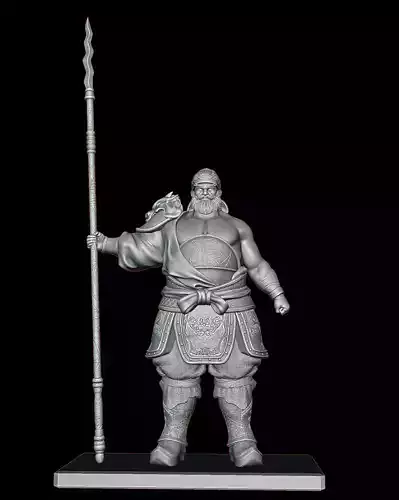 Zhang Fei 3D print model