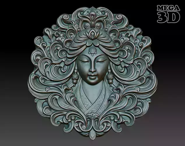 Asia Goddess basrelief 06 240721