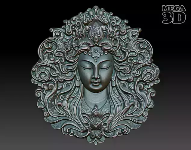 Asia Goddess basrelief 01 240721