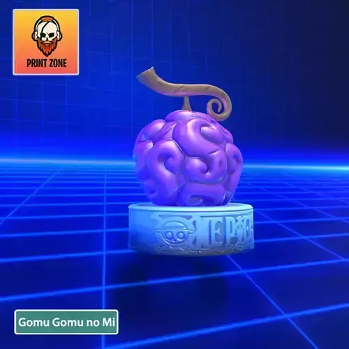 GOMU GOMU NO MI MONKEY D LUFFY DEVIL FRUIT OF ONE PIECE STL FILE
