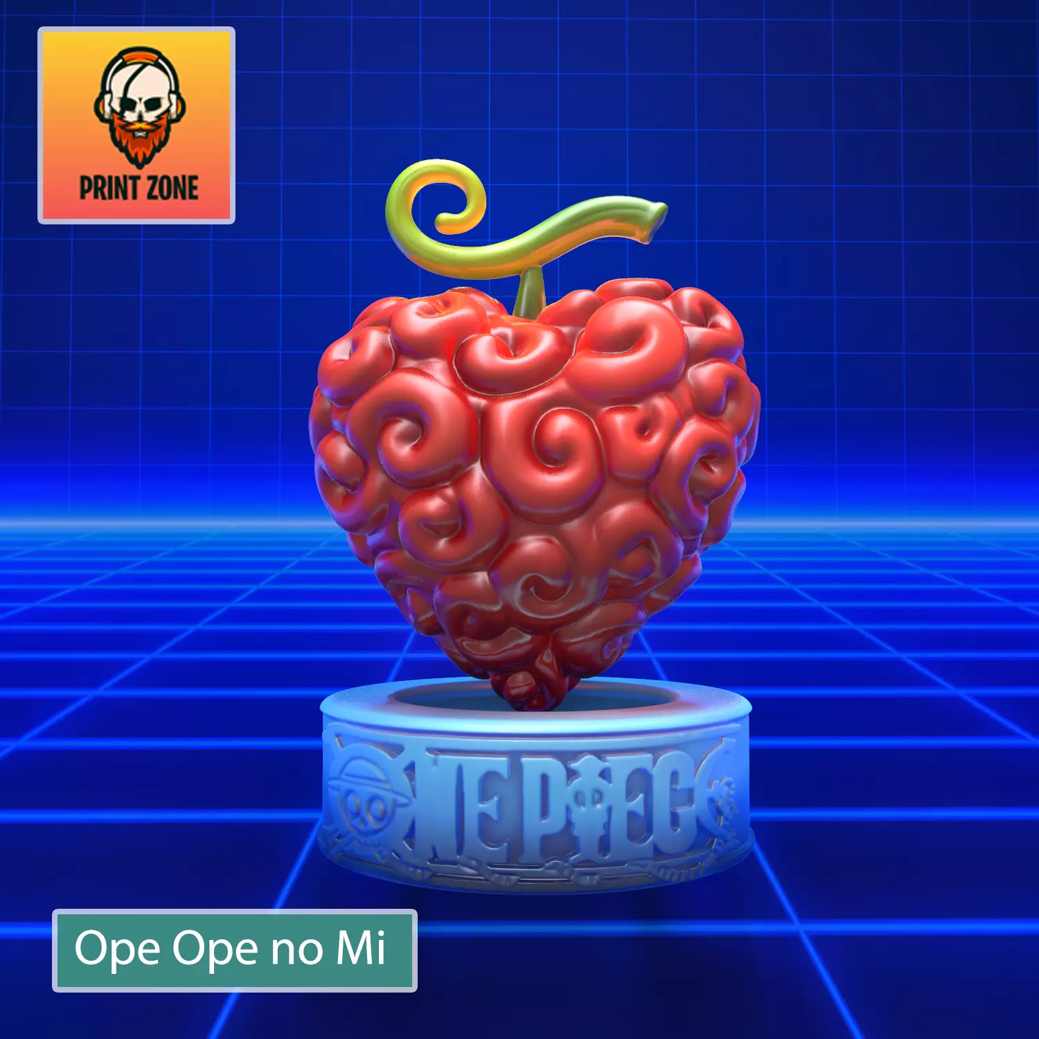 OPE OPE NO MI PROP LAW DEVIL FRUIT OF ONE PIECE STL FILE 3D print model_0