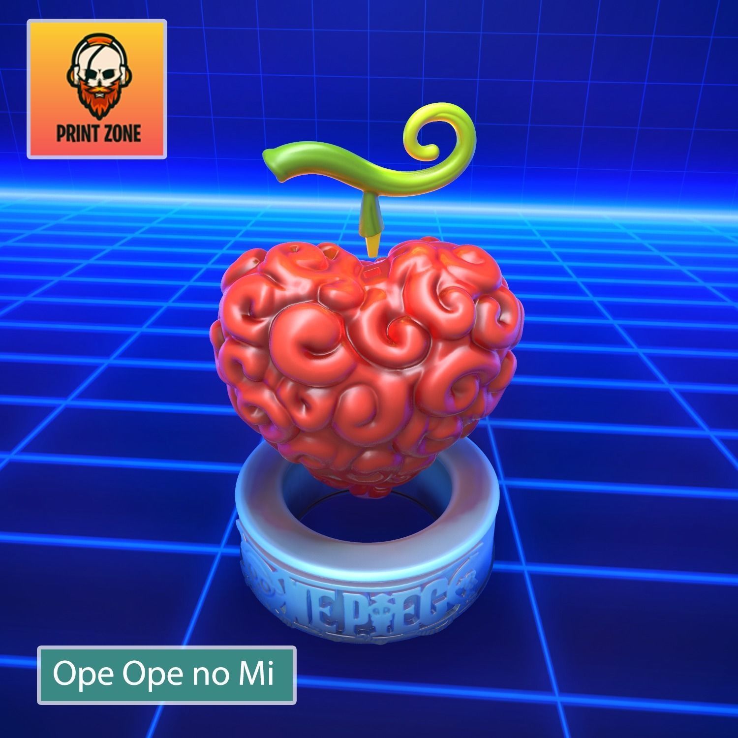OPE OPE NO MI PROP LAW DEVIL FRUIT OF ONE PIECE STL FILE 3D print model_2