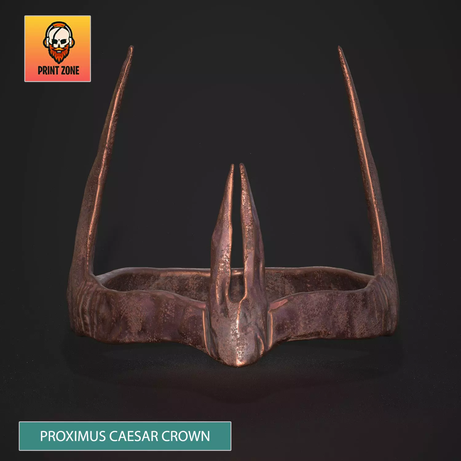 PROXIMUS CAESAR CROWN KINGDOM OF THE PLANET OF THE APES 3D print model