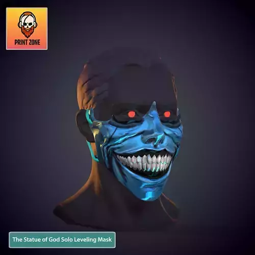 THE STATUE OF GOD MASK  SOLO LEVELING 3D print model